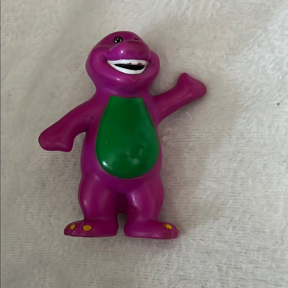 Purple Dinosaur Toy Figure